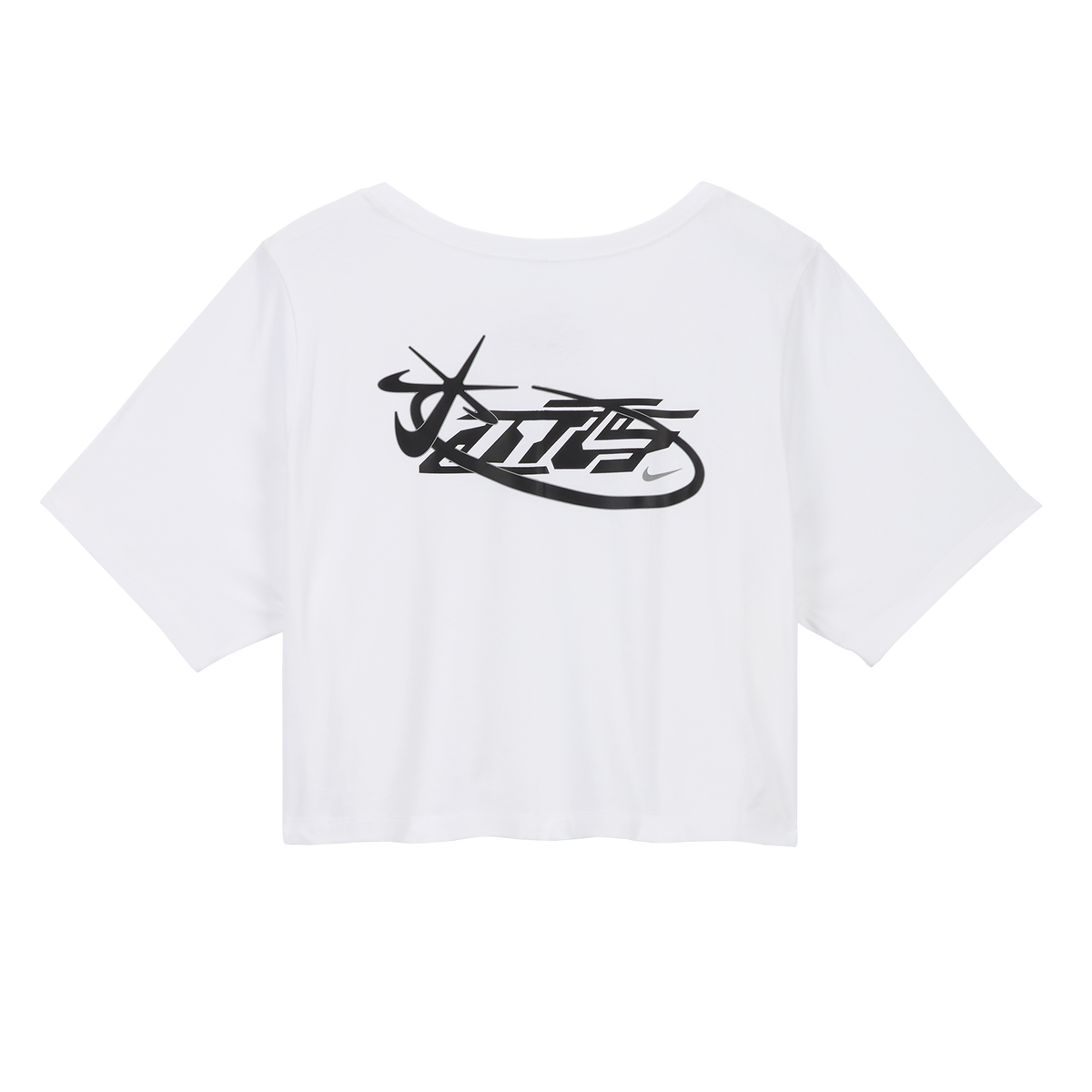 Nike Plus Megan Thee Stallion graphic slim fit cropped T-shirt in