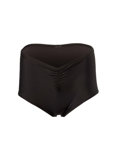 Ruched Mid Rise Cheeky Short