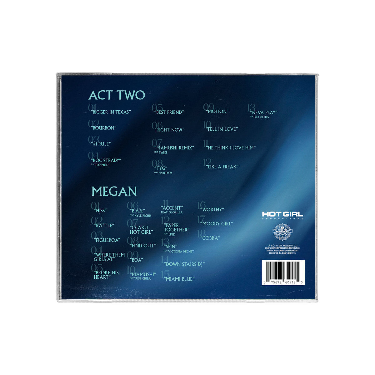 MEGAN ACT II CD Megan Thee Stallion(03)